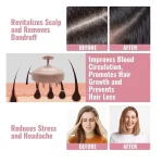 Scalp Scrubber /High-quality Silicone Shampoo Brush / Hair Scalp Massage Brush Silicone Hair Care Hair brushes combs - Image 2