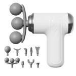Facia Gun Pro Light Age Wireless Massage Gun 6 Speed Myofascial Therapy Device with Multiple Heads
