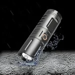 HIGH POWERED MULTI PURPOSE Zoomable Strong Light T40 LED Flashlight USB Rechargeable Ultra-Bright Torch High Power Lantern Built-in 3*18650 Lithium Batteries FLASHLIGHT