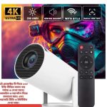 Android Smart Projector HY300 4K Home Theatre WiFi Bluetooth portable mini Projector
