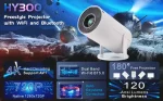Android Smart Projector HY300 4K Home Theatre WiFi Bluetooth portable mini Projector - Image 3